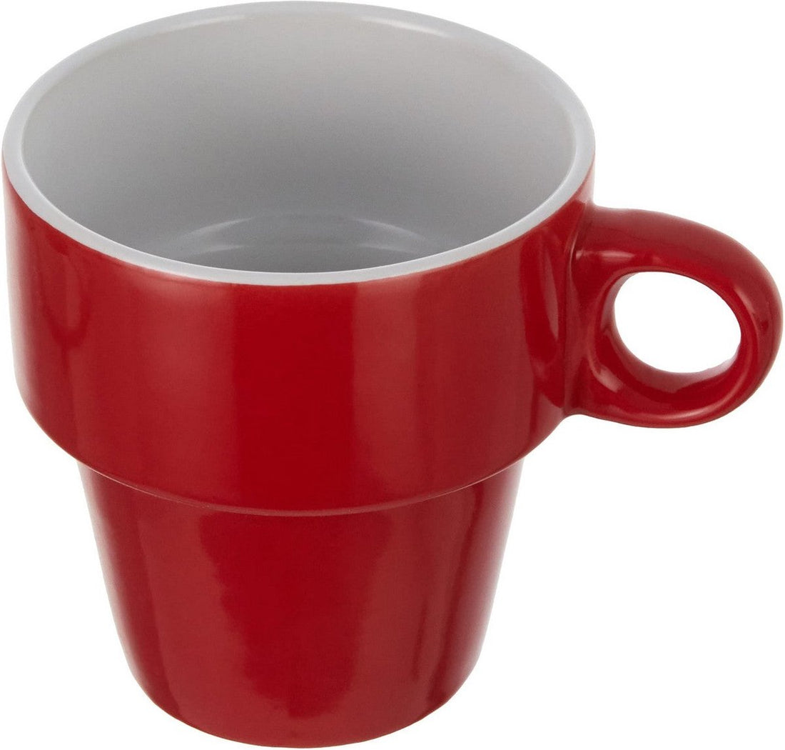 Secret de Gourmet set van 6 koffiekopjes met steun – gekleurd, 250 ml – foto 3