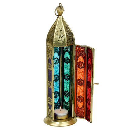 Sfeerlicht oosterse lantaarn – 8.5×30 cm