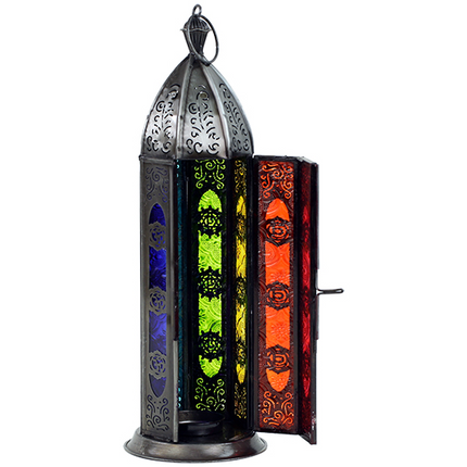 Sfeerlicht oosterse lantaarn 8.5×30 cm