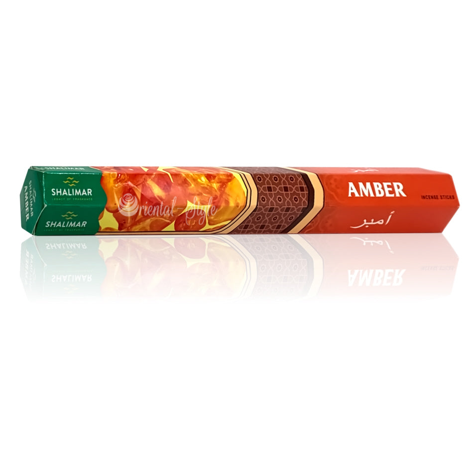 Shalimar wierookstokjes amber – Indiase wierook, 20 stokjes