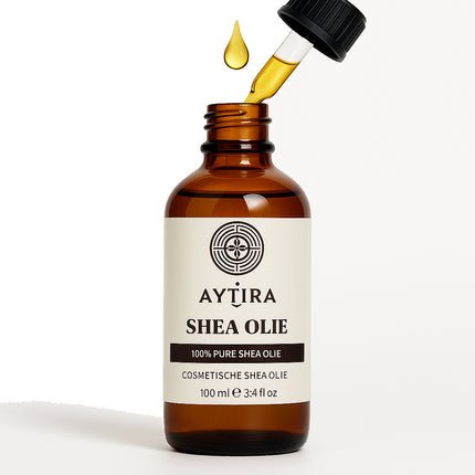 AYTIRA Shea Olie – 100% puur, biologisch & koudgeperst | Luxe huid- en haarverzorging