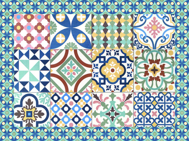 Mozaïek vinyl tafelmat 33x45 cm