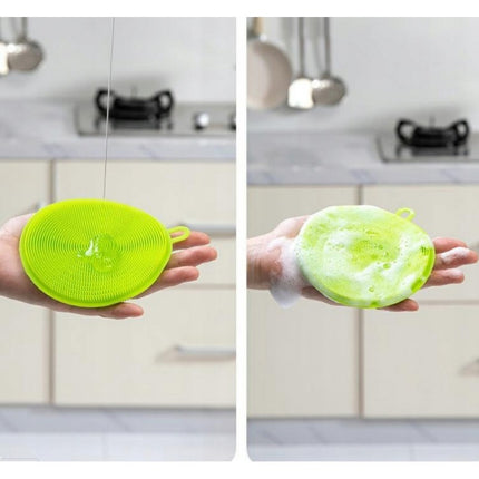Siliconen Antibacteriële Afwas Spons Scrubber