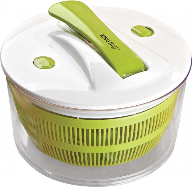 Kinghoff - Slacentrifuge - Sla afdruip - groen/wit