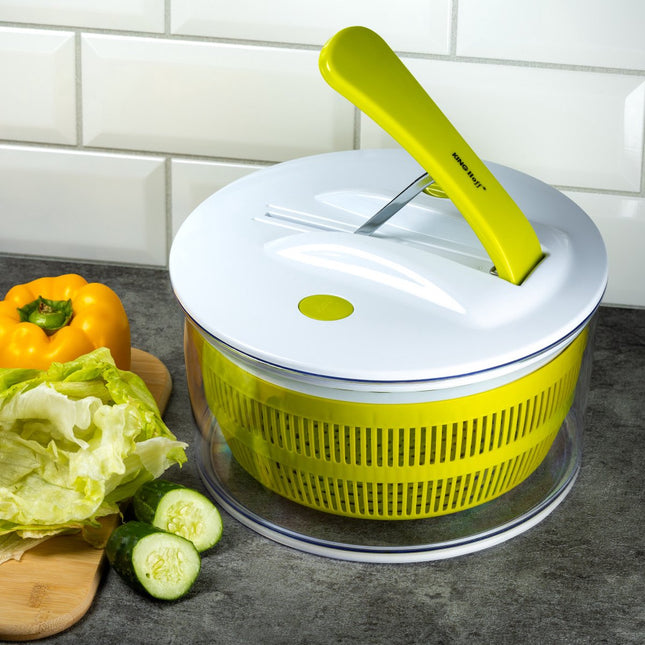 Kinghoff - Slacentrifuge - Sla afdruip - groen/wit