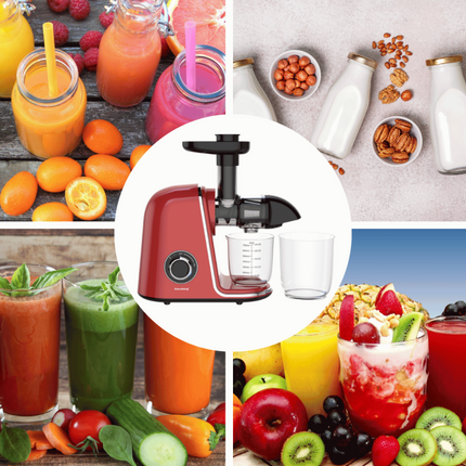 Klausberg Slow Juicer – 150W - 700ml | Groenten en Fruitpers – Met Pulpreservoir