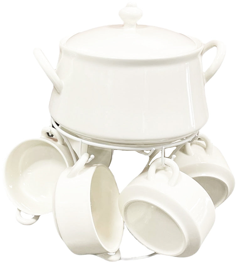 Soupière - Service à soupe 8 pièces