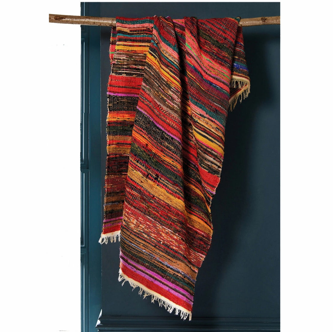 Plaid Sari doux recyclé