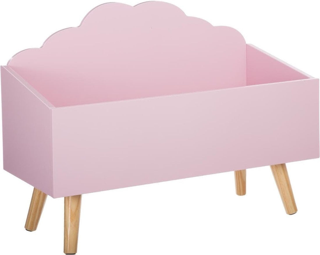 Atmosphera speelgoedkist Wolk – opbergkist voor de kinderkamer, wit of roze – foto 8