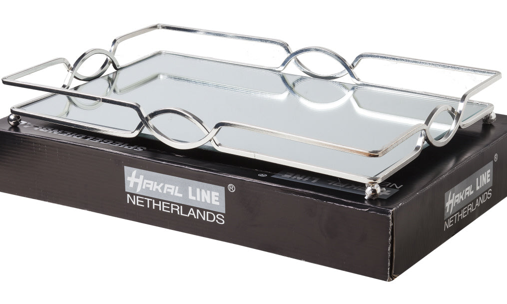 Plateau miroir Argent 35*22