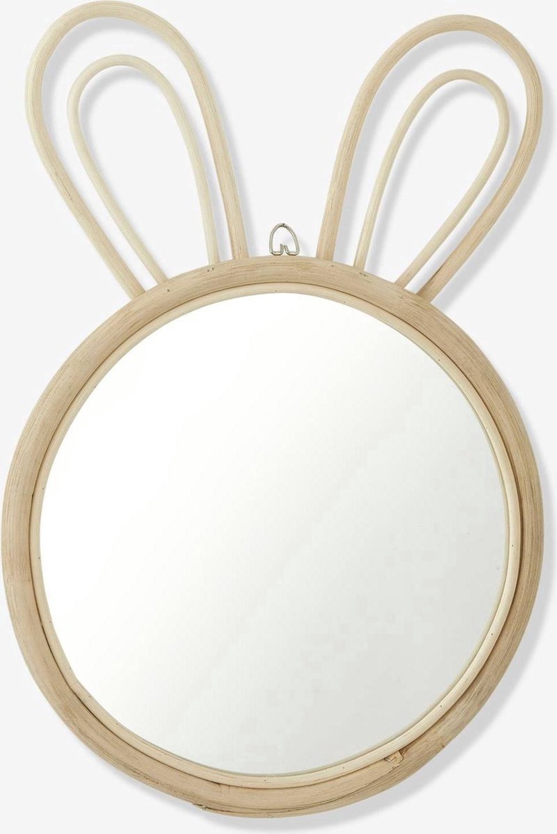 Rabbit mirror nursery wall decoration 24 x 2.2 x 38 cm