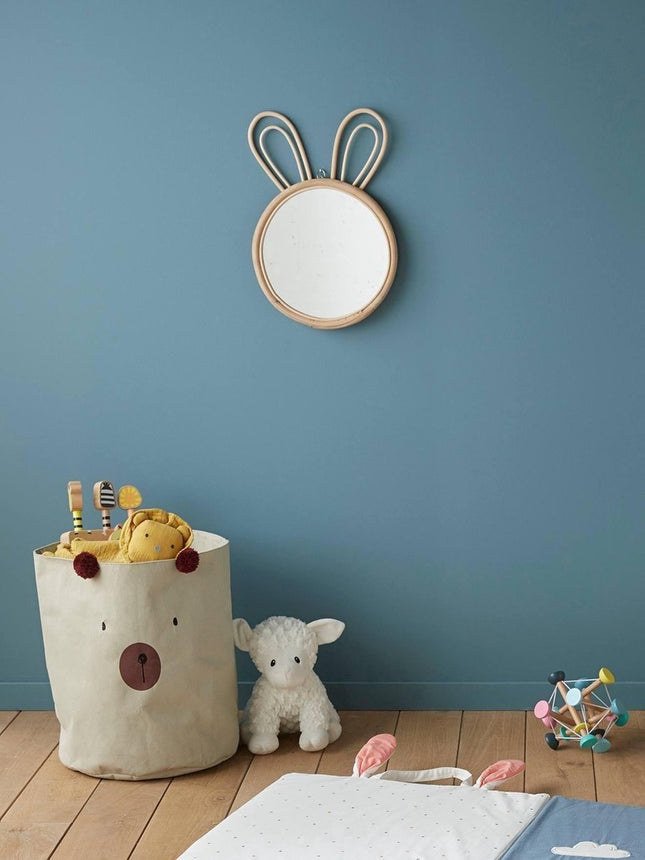 Spiegel konijn kinderkamer  wand decoratie 24 x 2,2 x 38 cm