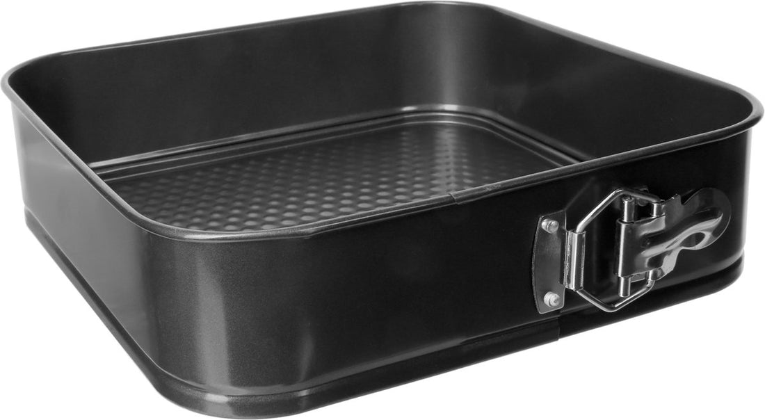 Moule à charnière carré en métal 26x26x7cm - moule de cuisson
