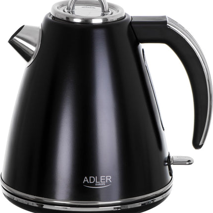 Adler AD 1343 - Stalen waterkoker - 1.5 liter - Strix - zwart
