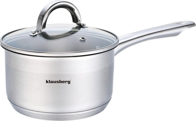 Steelpan met deksel - sauspan - 14 cm - 1 liter