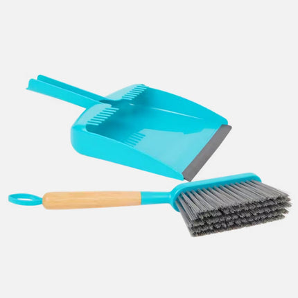 Classic - Stoffer en blik - Blauw - 2-Delig