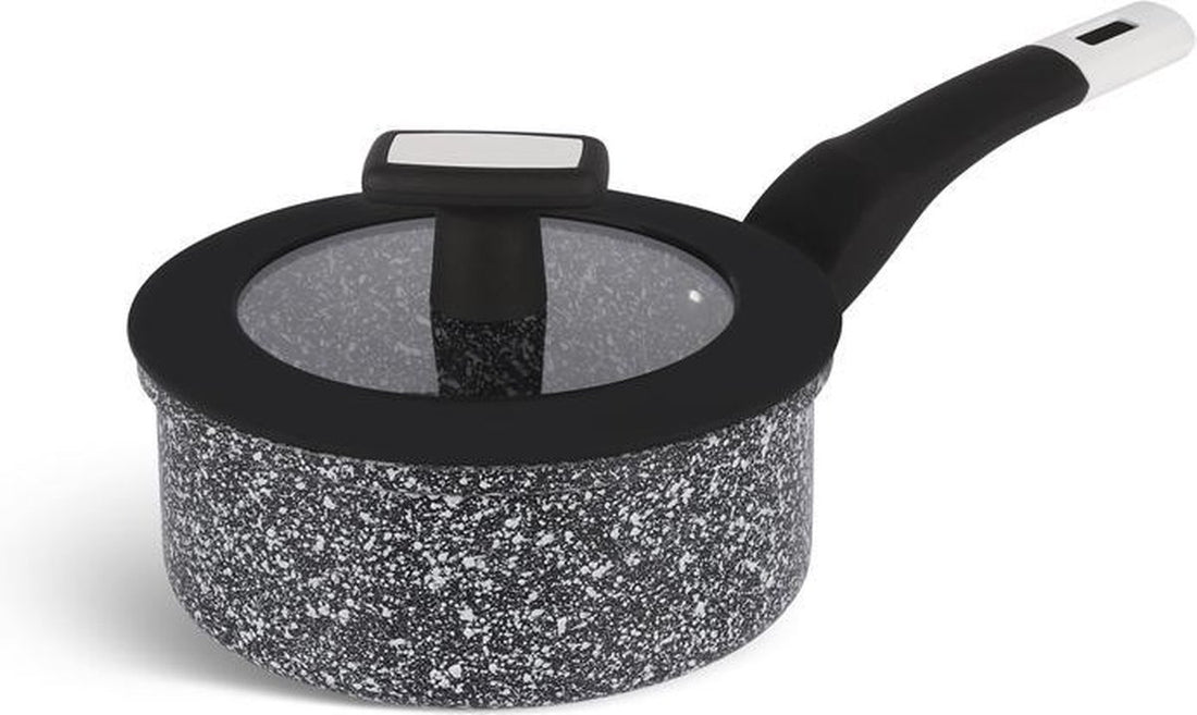 Edënbërg Stonetec Line - Casserole en céramique - 18 cm - Revêtement antiadhésif 3 couches