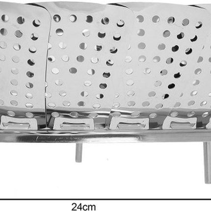 Stoommand voor groenten, RVS, ø28cm