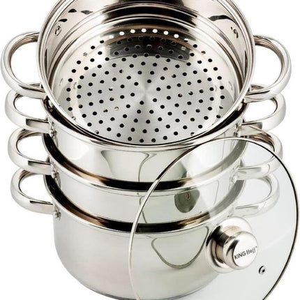 Stoompan set - Ø 18cm - 5 delig