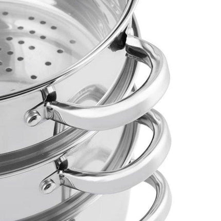 Edënbërg  - Stoompannenset - Ø 20 cm - 4-delig - 9-Laags Bodem