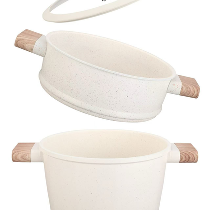 Stoompan 3-in-1 - 5L Couscous Pan - Inductie & Alle Warmtebronnen - Cast Aluminium - Rijst- & Groentestomer - Met Vergiet & Glasdeksel - Vaatwasmachinebestendig