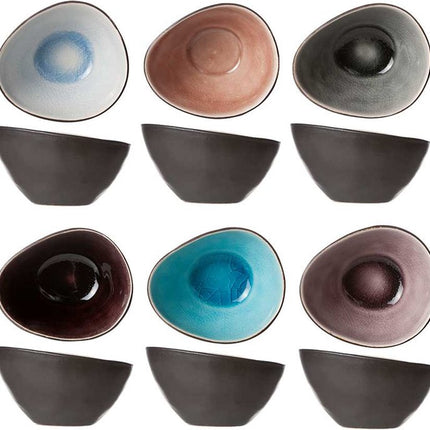 Streetfood Festival Schaal - Ovaal - 8.5 cm x 7 cm x 4.5 cm - Set-10