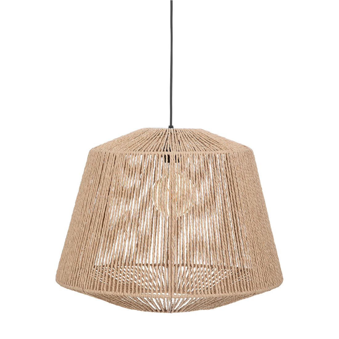 Atmosphera hanglamp Jily Ø 48 cm – papier en ijzer, naturel/beige – foto 3