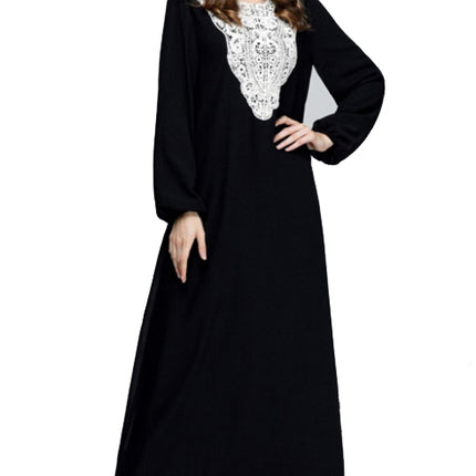Chiffon Lace Abaya