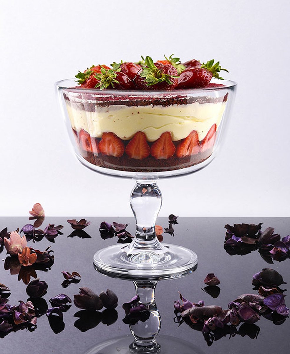 Petite Patisserie Cake Stand Transparent Glass (22.5 x 22.5 x 22.5 cm)