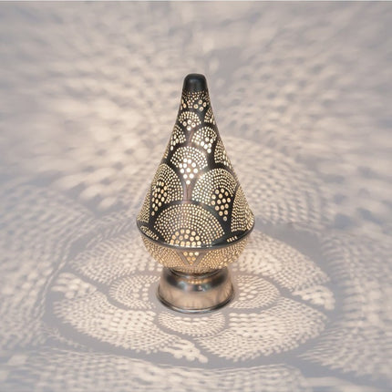 Zenza Table Lamp Fan Mini Silver
