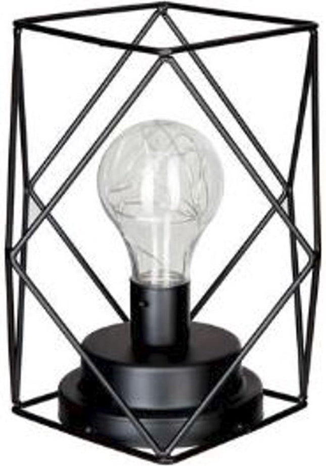 Tafellamp - LED - Zwart - Rechthoek