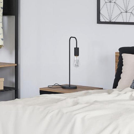 Tafellamp/bureaulampje Design Light - metallic koper - H46 cm