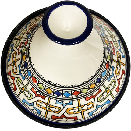 Cuilina | Tajine Fes Ø30cm - Inductie – Handgemaakt kleurrijke keramiek