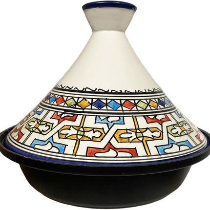 Cuilina | Tajine Fes Ø30cm - Inductie – Handgemaakt kleurrijke keramiek