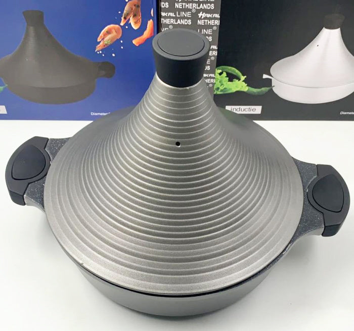 Aluminium tajine Agadir – antiaanbaklaag, ook voor inductie, Ø 29 cm – foto 3