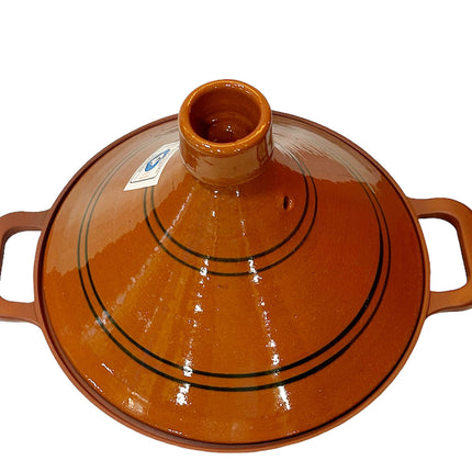 Cuilina | Tajine Maroc Ø30cm - Handgemaakt keramiek deksel-  Non-stick - Geschikt voor Alle Kookplaten