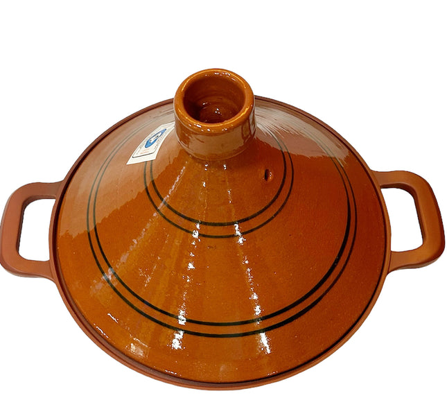 Cuilina | Tajine Maroc Ø30cm - Handgemaakt keramiek deksel-  Non-stick - Geschikt voor Alle Kookplaten