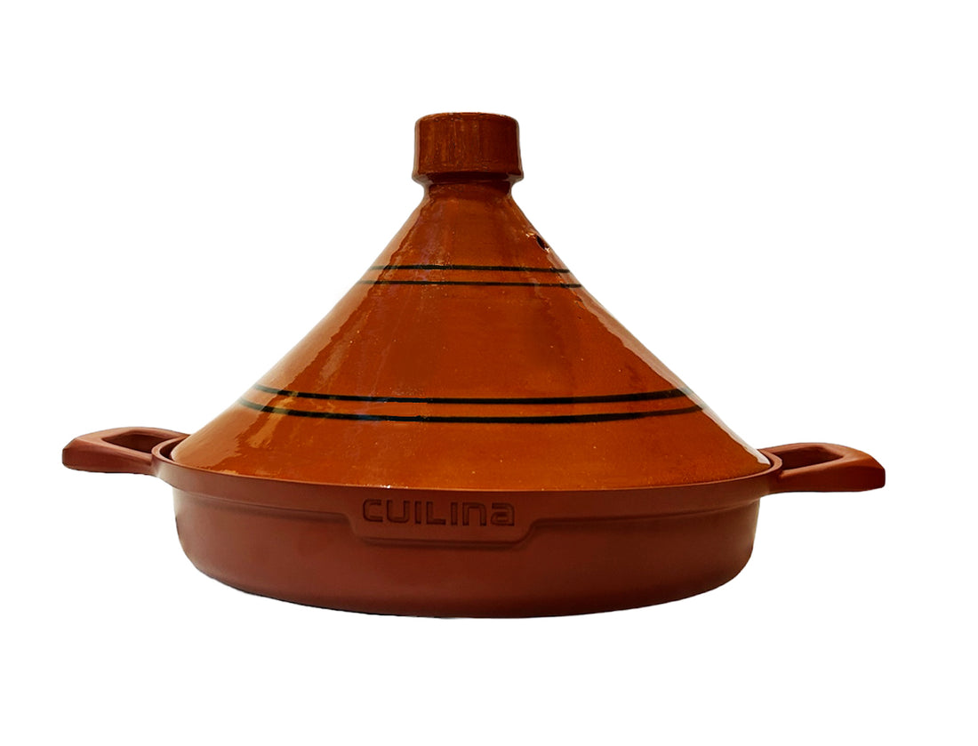 Cuilina | Moroccan Tagine Ø30 cm - Handmade ceramic lid - Non-stick - Suitable for all stovetops