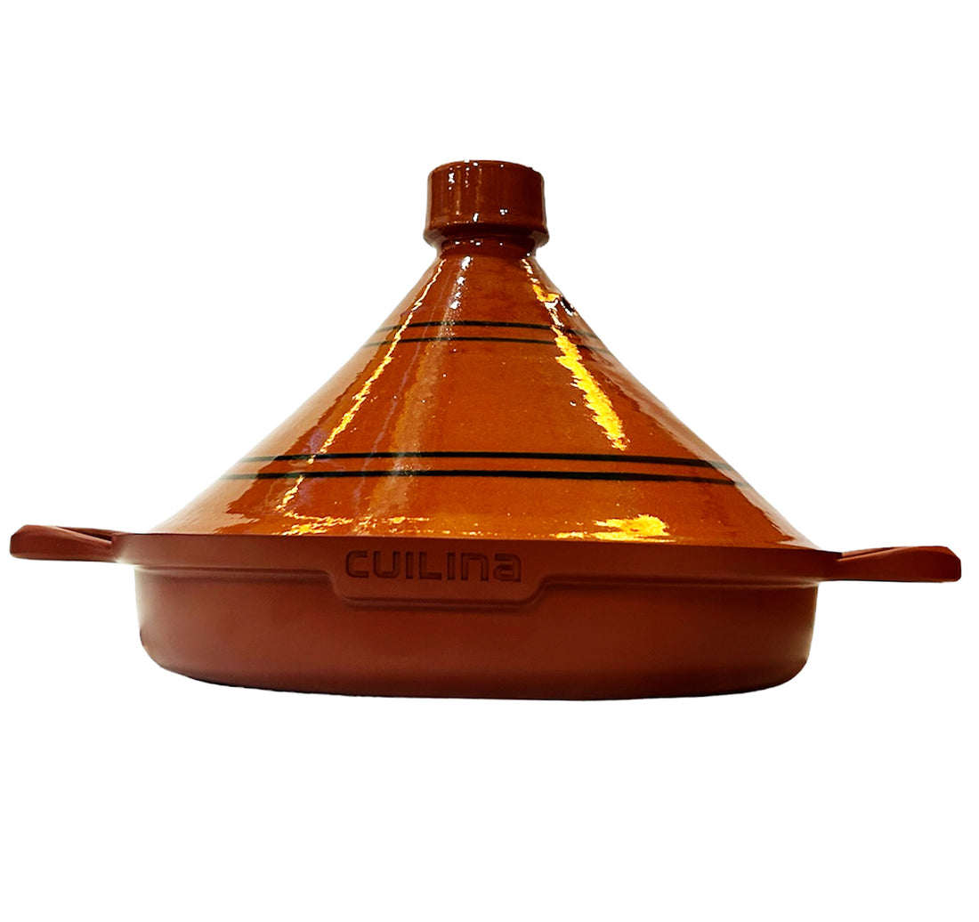 Cuilina | Moroccan Tagine Ø30 cm - Handmade ceramic lid - Non-stick - Suitable for all stovetops
