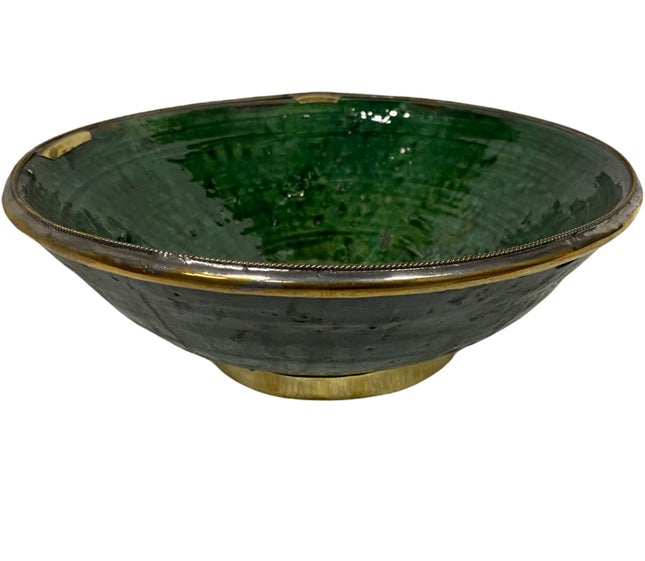Tamegroute Kom met gouden rand Ø 20