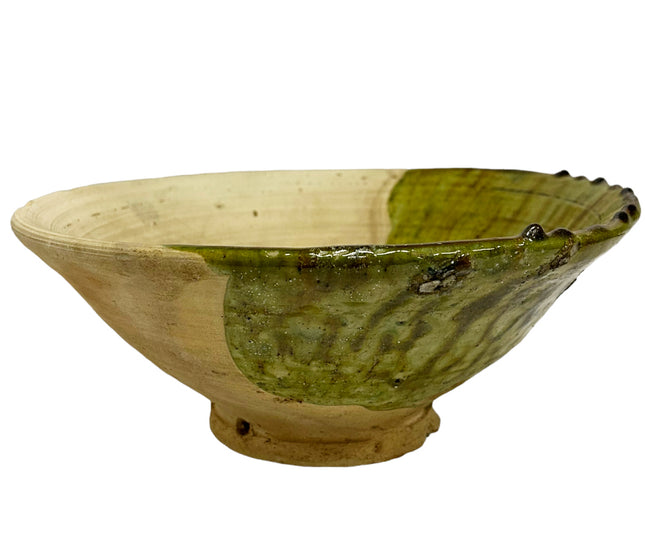 Half geglazuurde Marokkaanse Tamegrout kom Ø28