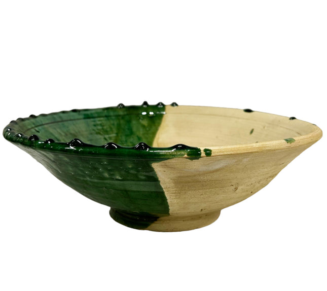 Half geglazuurde Marokkaanse Tamegrout kom