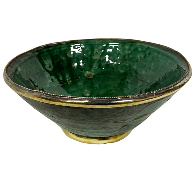 Tamegroute Kom met gouden rand Ø 20
