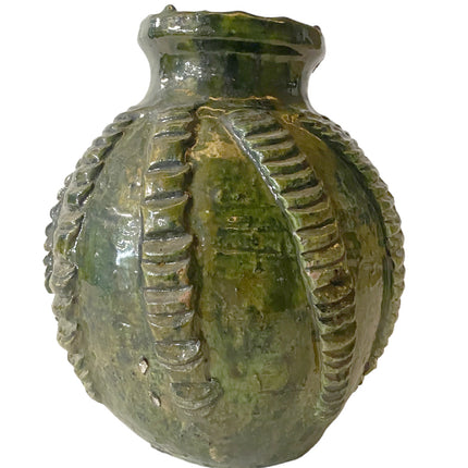 Tamegroute  aardewerk vintage vaas - pot relief