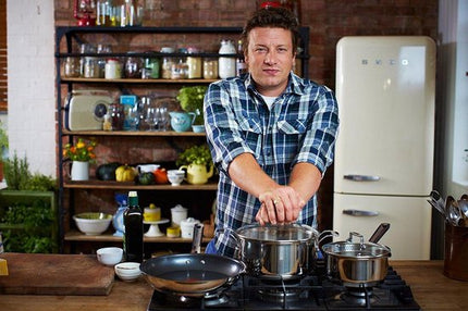 Tefal Jamie Oliver Kookpot - RVS - Ø 24 cm - Met glazen deksel - 6,7 L