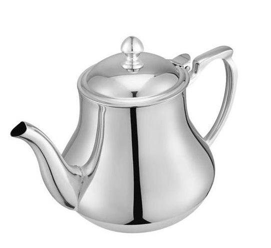 Marokkaanse theepot RVS classic – spiegelglans, ook inductie, 0,8 tot 2 liter – foto 5