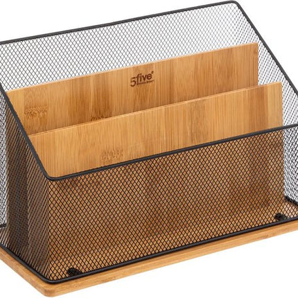 lectuurbak/tijdschriftcassette mesh - 29 x 14 x 20 cm