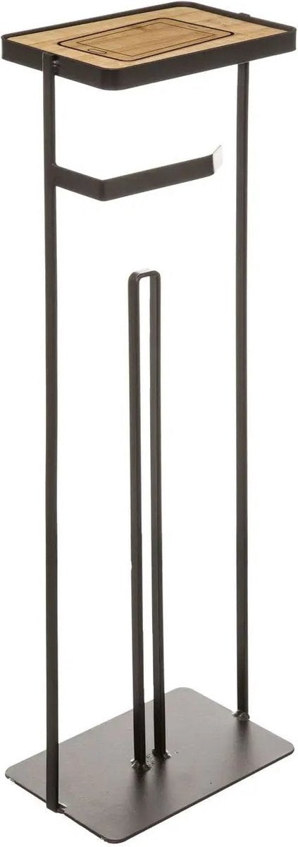 Staande wc/toiletrolhouder met reservoir en telefoon plankje 59 cm