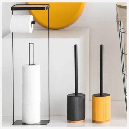 Staande wc/toiletrolhouder met reservoir en telefoon plankje 59 cm