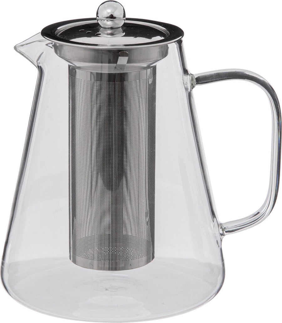 Secret de Gourmet theepot van glas met filter – transparant, 1,3 liter
